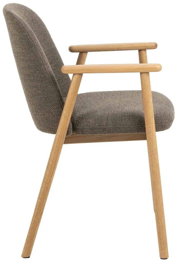RODERIC Taupebruin (Monza 40)/gelakt - HOUTEN STOEL VOOR WOONKAMER, EETKAMER, KEUKEN RETRO