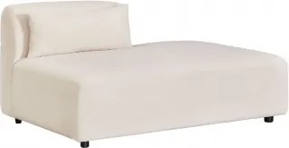 Rechter Divanmodule Voor Modulaire Bank Fogler Corduroy Linnen Beige - Sklum