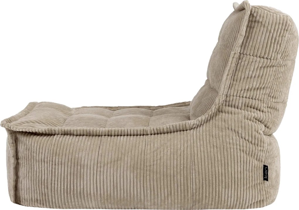 Dolce Zitzak Stoel Cord Lounger - Stone