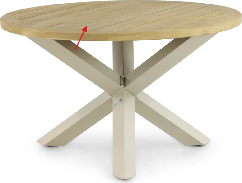 Dining Tuintafel 150 cm Taupe Ancona