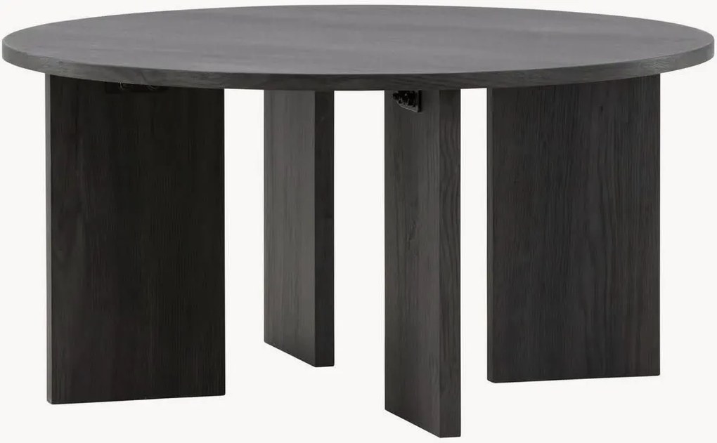 Ronde salontafel Askerön in houtlook