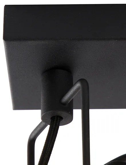 Industriële spot zwart 2-lichts - Suplux