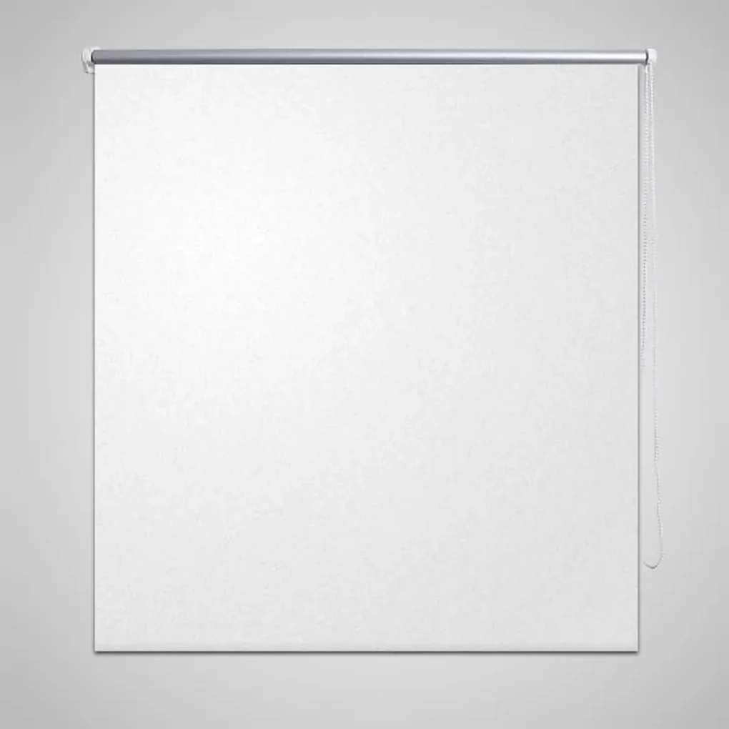 vidaXL Rolgordijn verduisterend 160 x 175 cm wit