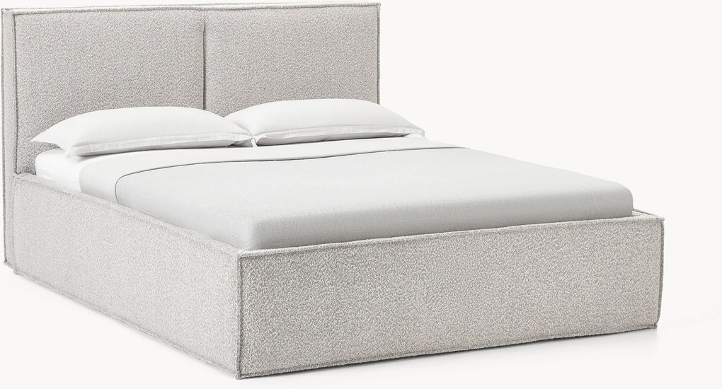 Bouclé gestoffeerd bed Dream