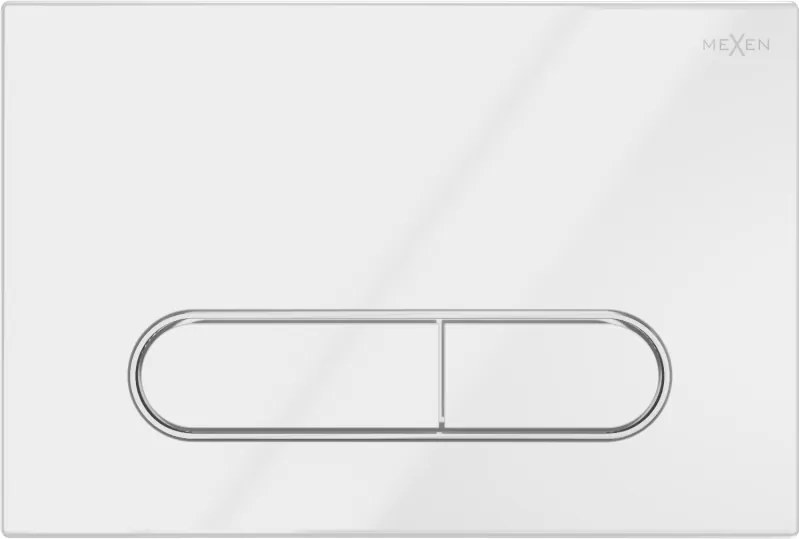 Mexen Fenix 11 spoelknop, glanzend wit - 601100