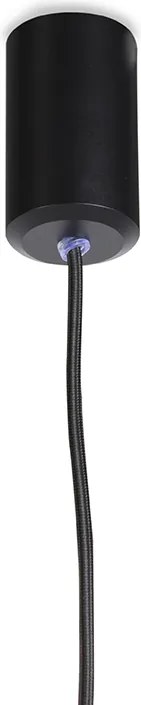 Smart design hanglamp zwart incl. wifi GU10 lichtbron - Tuba Small