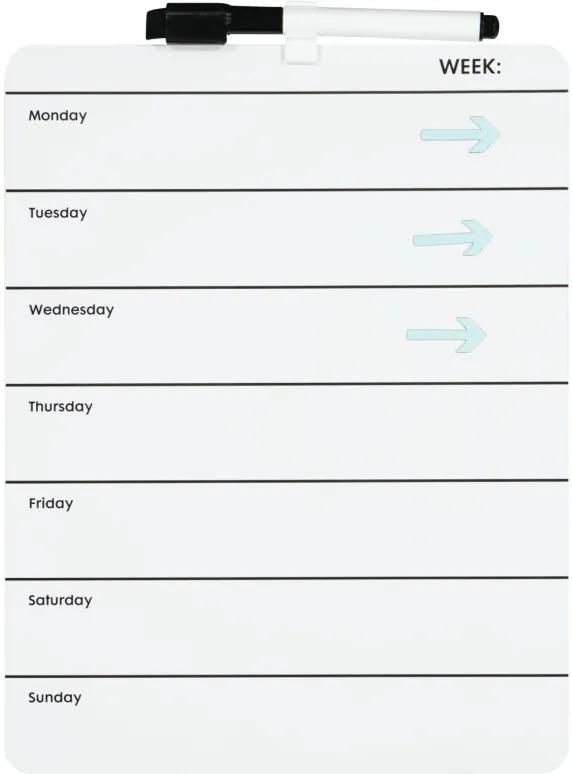 Whiteboard Weekplanner - A4