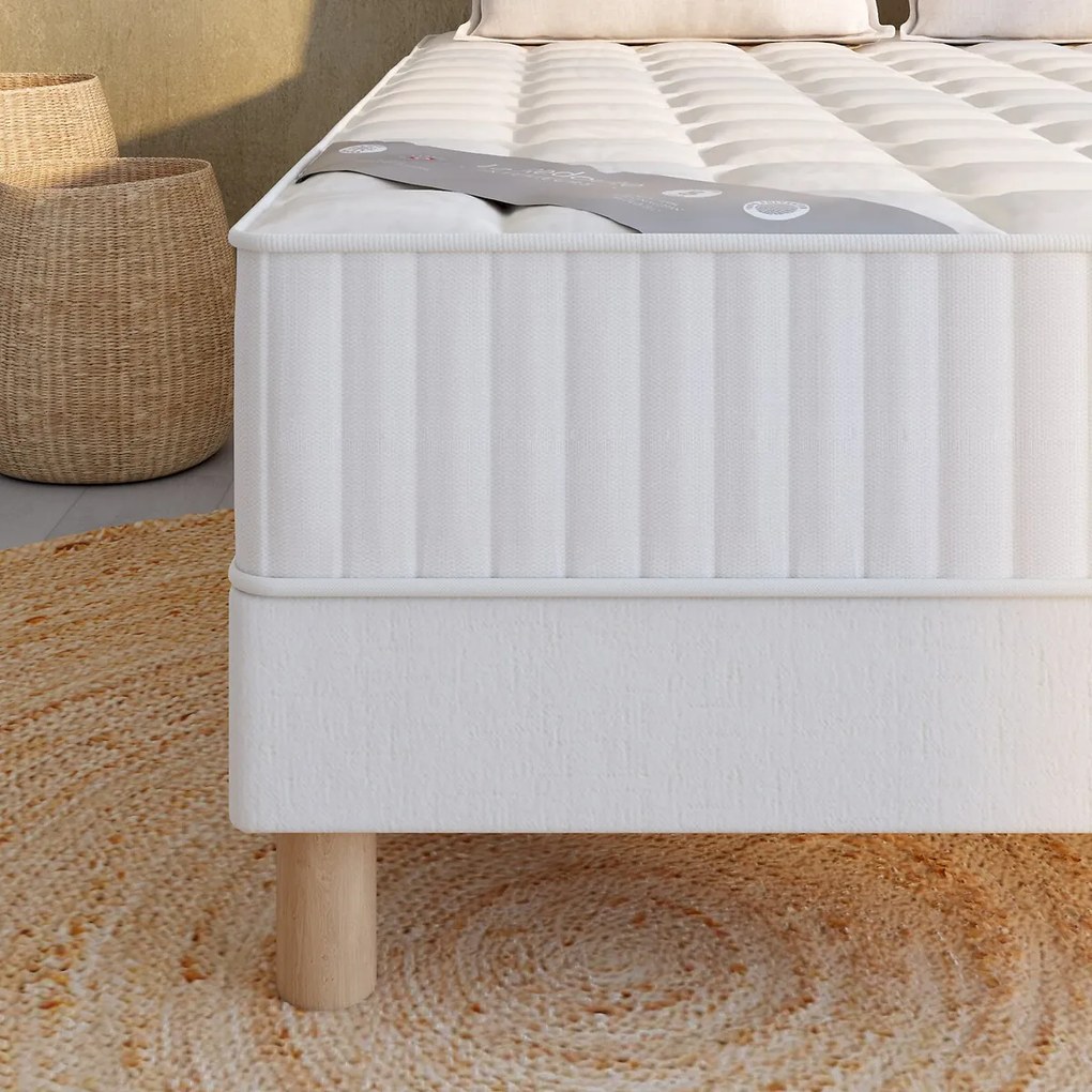 Origine-matras met 588 veren, zeer stevige ondersteuning, zacht ligcomfort