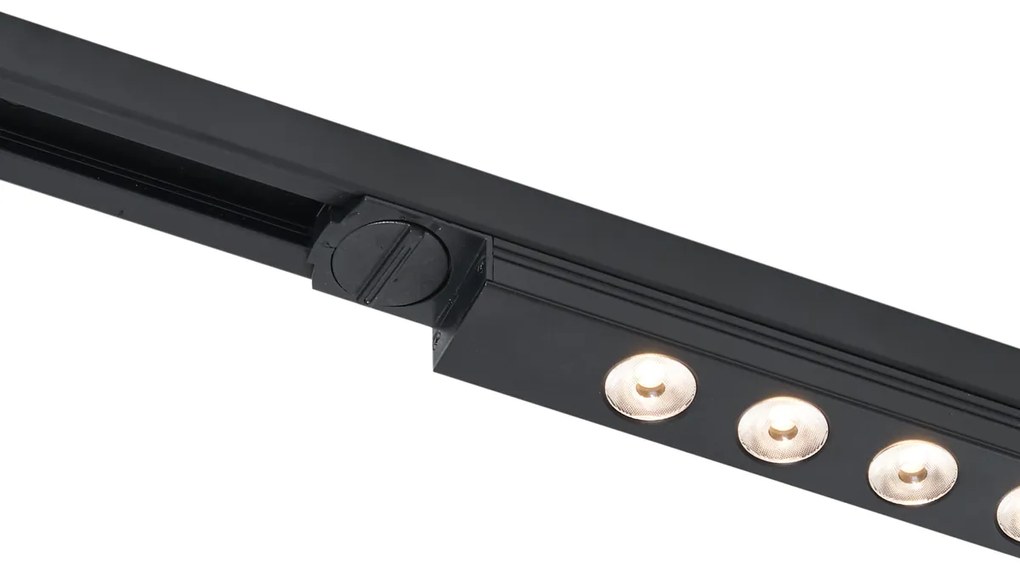 LED Moderne plafondlamp zwart voor railsysteem 1-fase 15W 1170 lm 3000K - Iconic Tsiri Modern Binnenverlichting Lamp