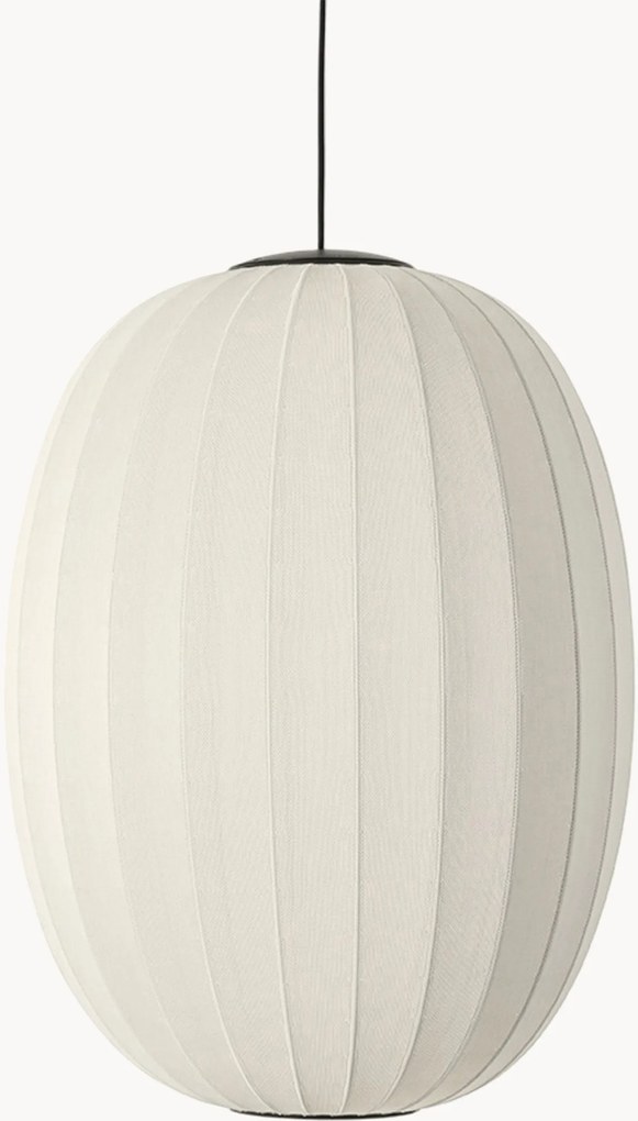 Handgemaakte grote LED-hanglamp Knit-Wit