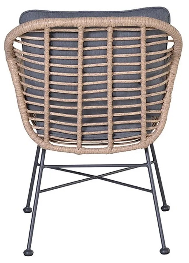 Garden Impressions Lucas tuinset 9-delig bruin - Tulli tuintafel ovaal 280x140 cm light teak look