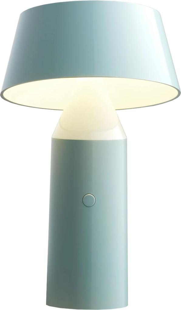Marset Bicoca tafellamp oplaadbaar lichtblauw