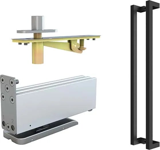 Stalen taatsdeur - Loft wit - 3 vaks helder glas - 93 x 231,5 cm