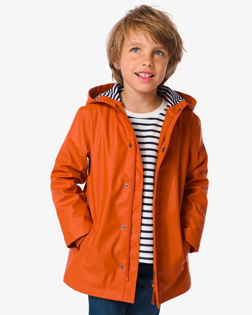 HEMA Kinderjas Met Capuchon Bruin (bruin)