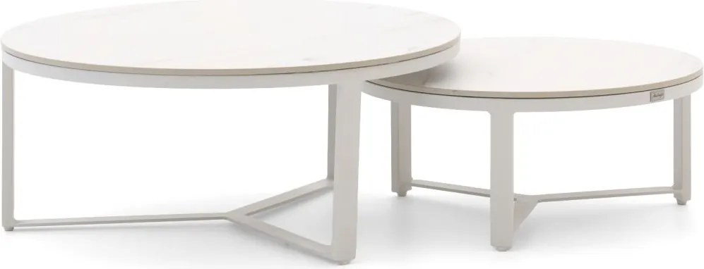 + 15% kassakorting | Loungetafel Bellagio  | Rond  | Tuintafel Sintered stone | Ø85cm | Kees Smit Tuinmeubelen