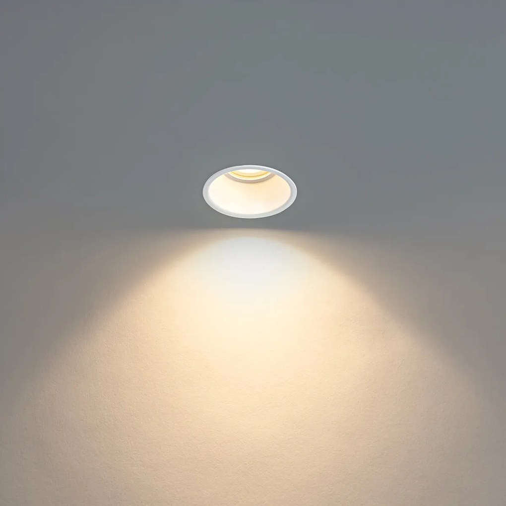 Smart inbouwspot wit IP44 incl. Wifi GU10 50mm - Dept