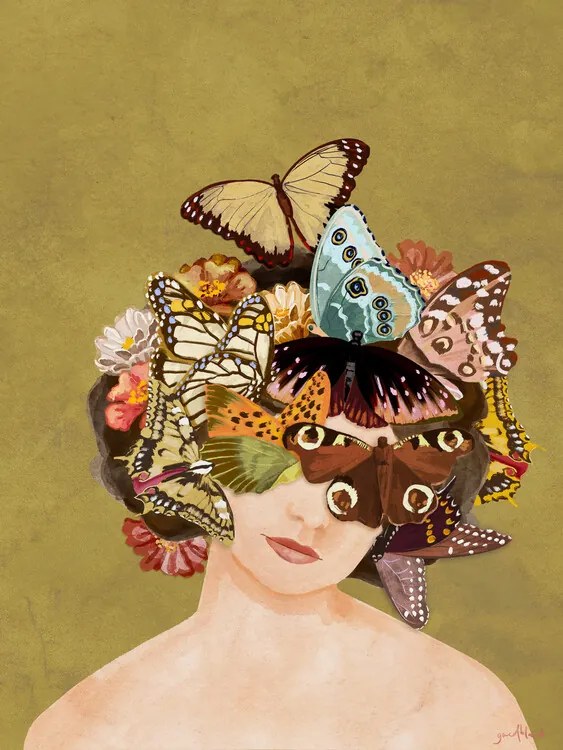 Ilustratie The Right To Beauty, Goed Blauw