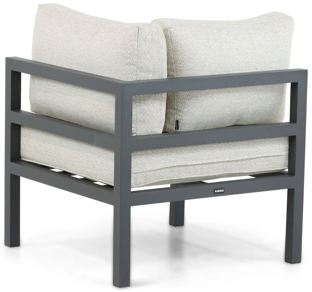 Hoek loungeset 5 personen Aluminium Grijs  Lifestyle Garden Furniture Rodenzo