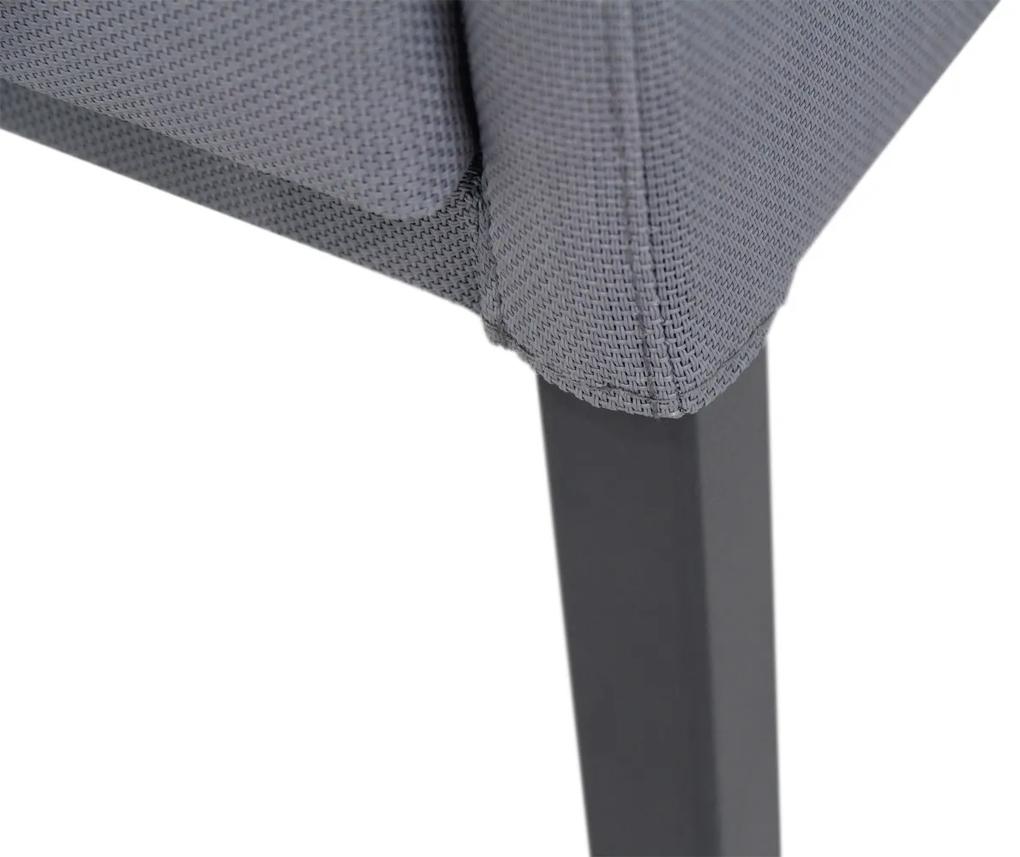 Tuinset 6 personen 220 cm Outdoor textiel Grijs Lifestyle Garden Furniture Parma/Concept