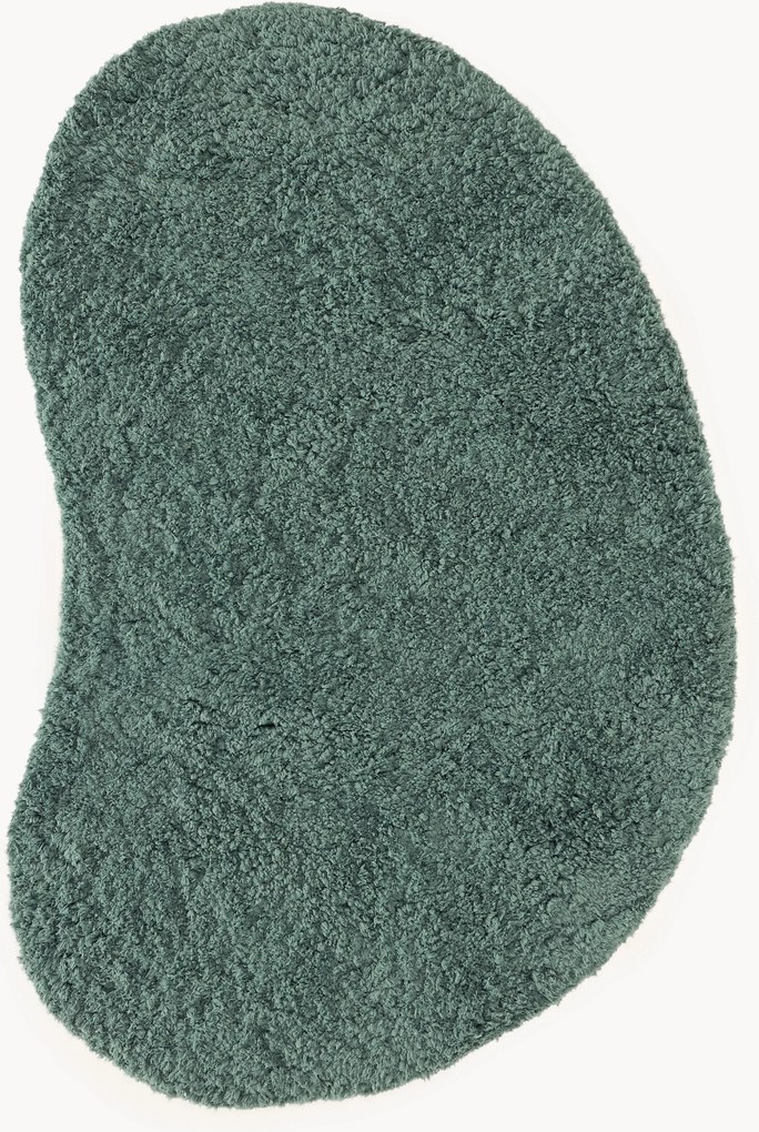 Langpolig vloerkleed Tully met organische vorm