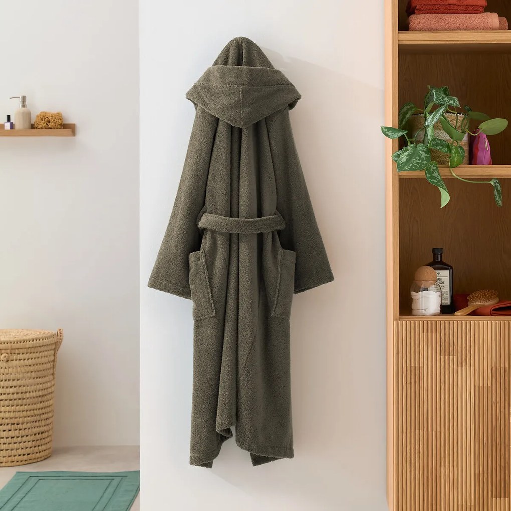 Badjas met kap voor volwassenen van Egyptisch katoen 400 g/m², Kheops