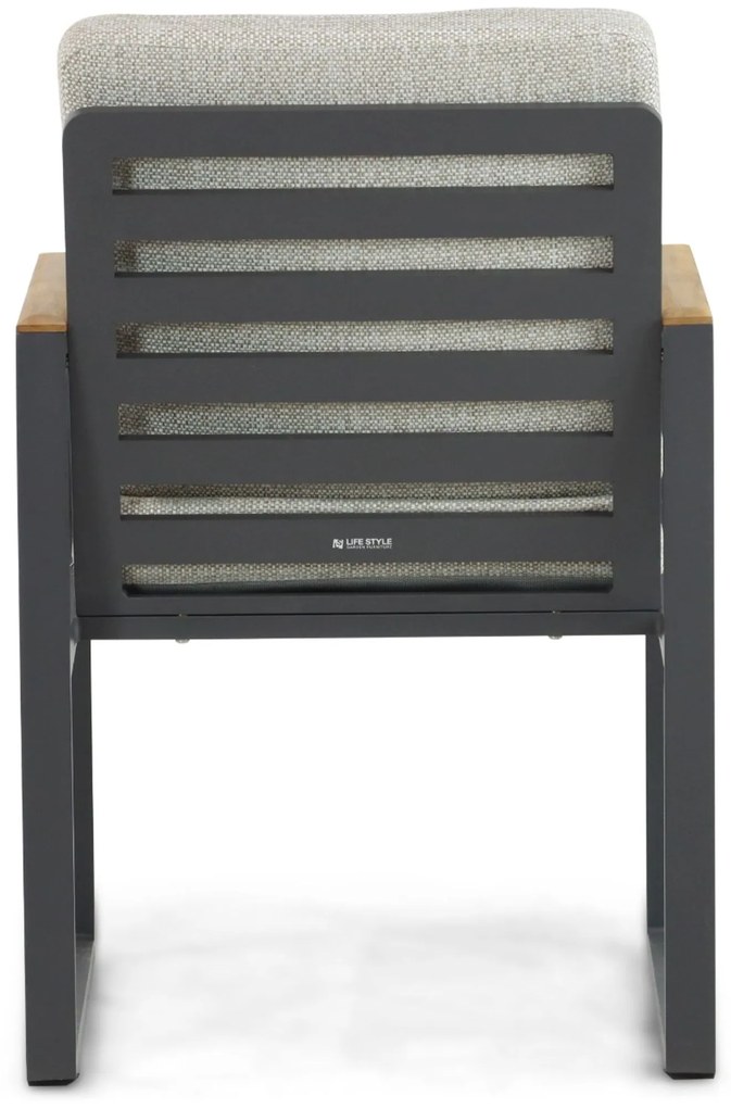 Tuinstoel Aluminium Grijs-antraciet Lifestyle Garden Furniture Faro