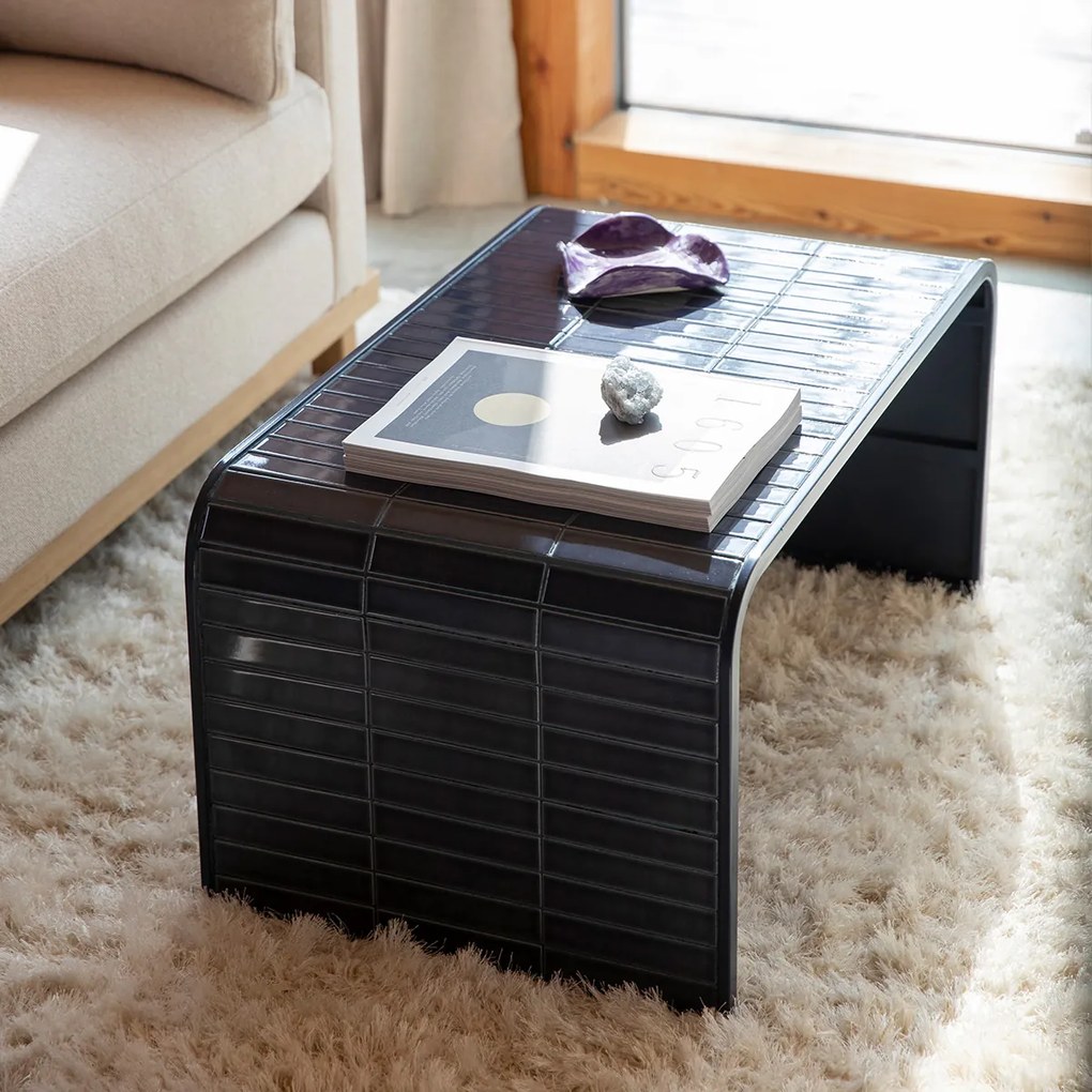 Zuiver Tiles Blue Salontafel Met Tegeltjes Blauw - 80 X 47cm.