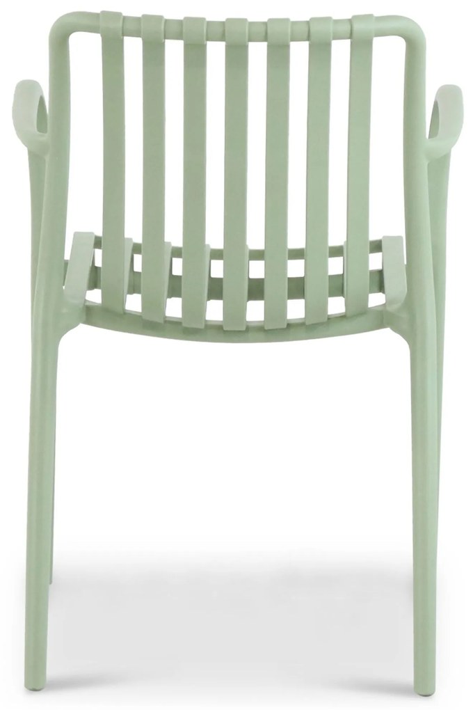 Tuinset 6 personen 210 cm Kunststof Groen Domani Furniture Vento/Weston