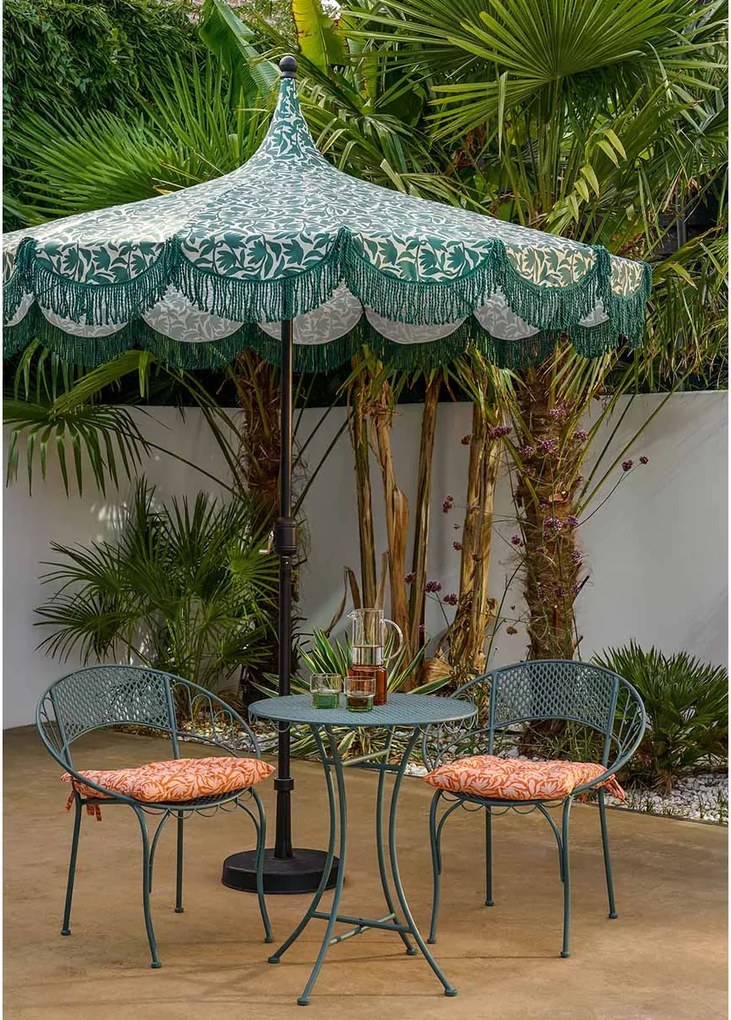 Edelman Kelly stokparasol donker groen - Ø235 x 238 cm