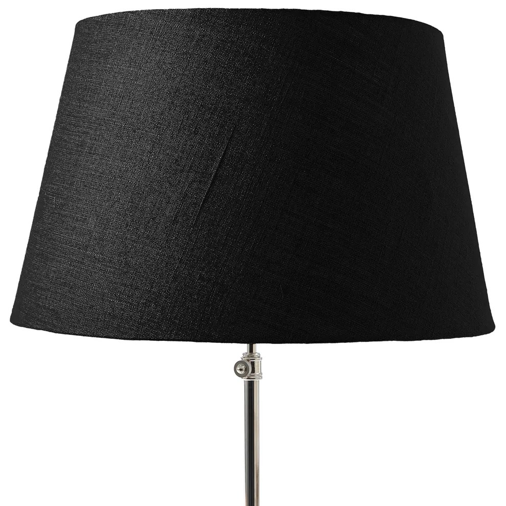 Rivièra Maison - Classic Natural Linen Lampshade black 42x55 - Kleur: zwart
