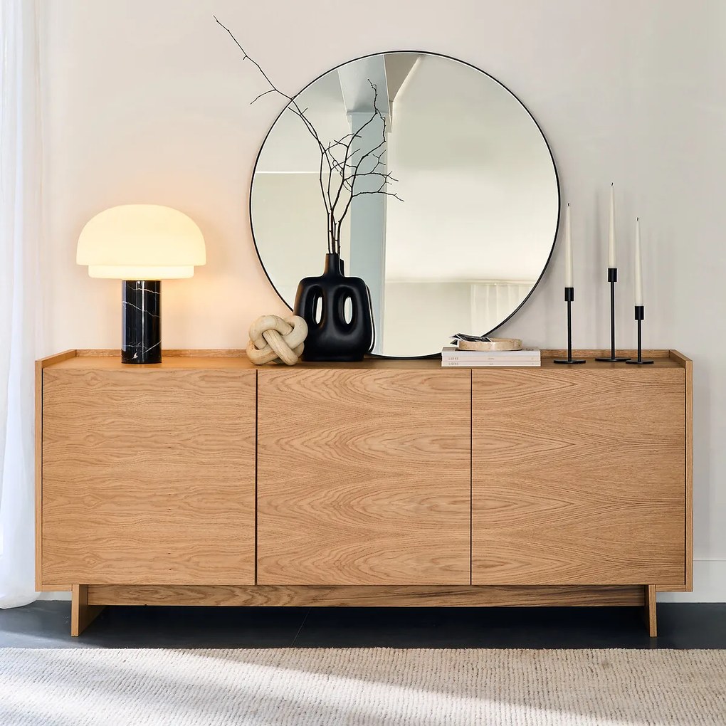 Decoratieve vaas in aardewerk H30,5 cm, Mayala