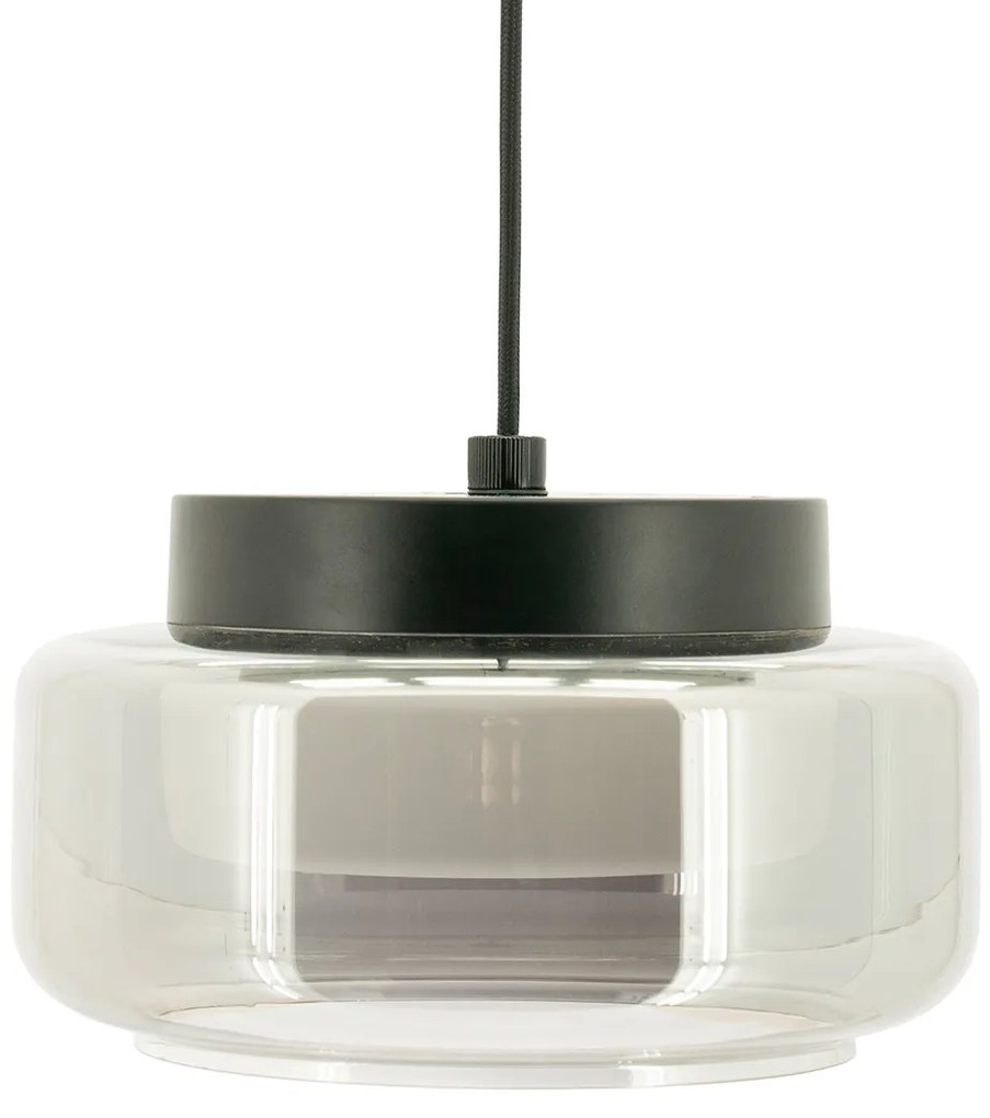 By-Boo Pivot Enkele Hanglamp Rookglas