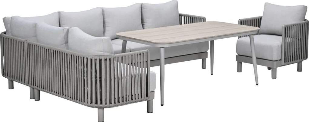Garden Impressions Andong lounge dining set 6-delig - taupe