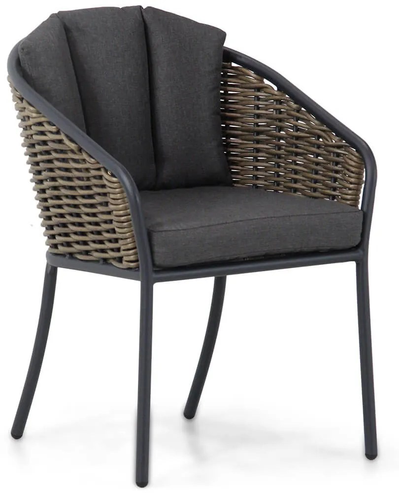 Tuinset 8 personen 280 cm Aluminium/wicker Grijs Santika Furniture Santika Tika