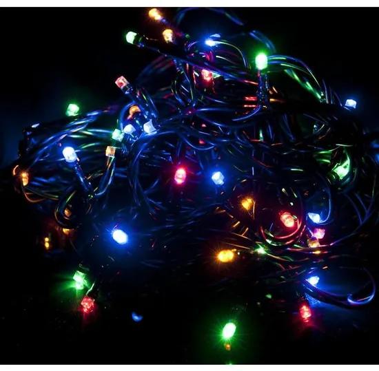 LED Kerstverlichting, 10 Meter, 100 Lampjes, IP44, RGB Multicolor