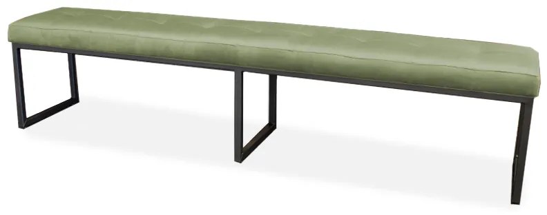 Eetkamerbank Atlanta | stof Element lichtgroen 11 | 160 cm breed