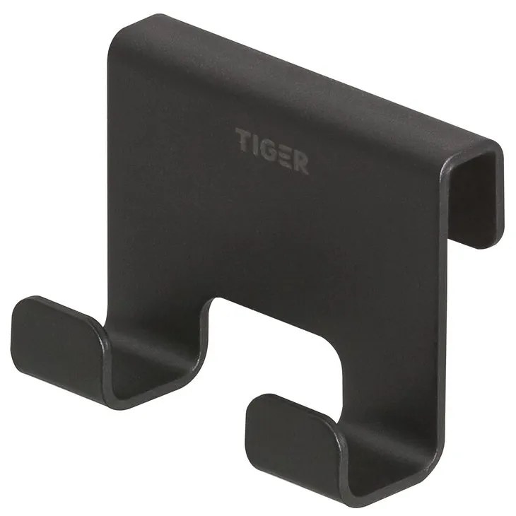 Tiger Caddy handdoekhaak voor douchecabine 6-8 mm zwart