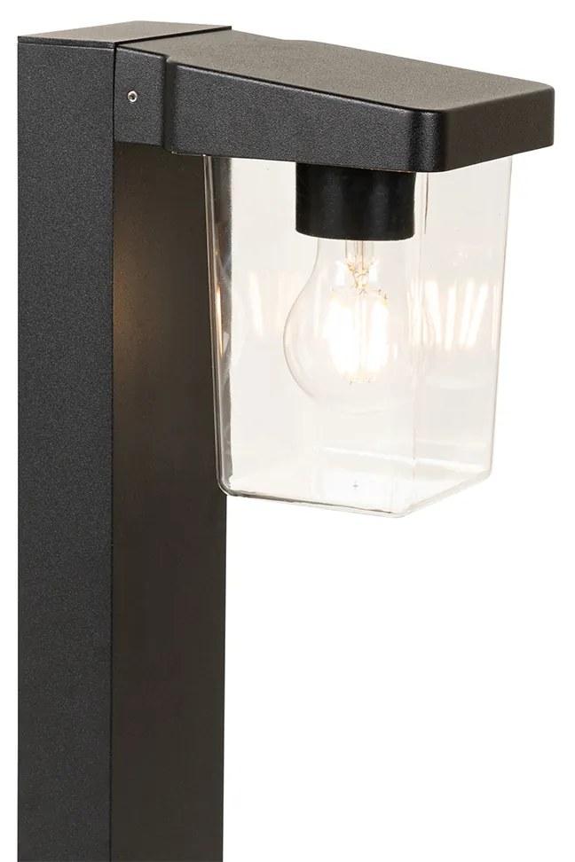 Moderne staande buitenlamp zwart 60 cm IP54 - Chimay