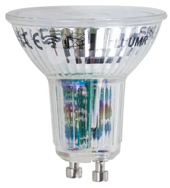 Set van 5 smart GU10 50mm dimbare LED lampen 4.7W 345 lm 2700-6500K