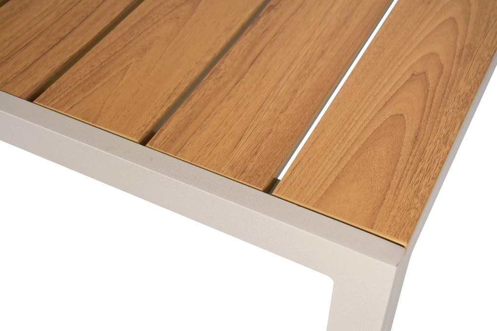 Dining Tuintafel rechthoekig 160x90 cm Zand/Beige Creta