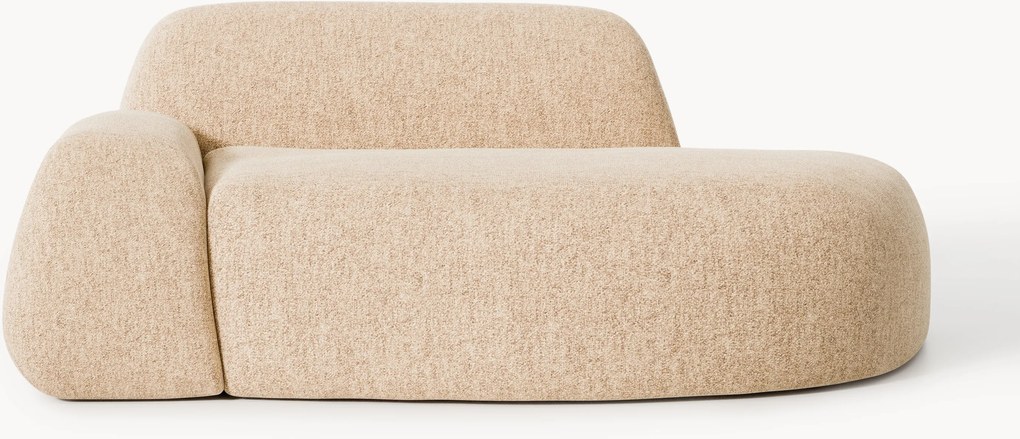 Bouclé bank Wolke (2-zits) met chaise longue
