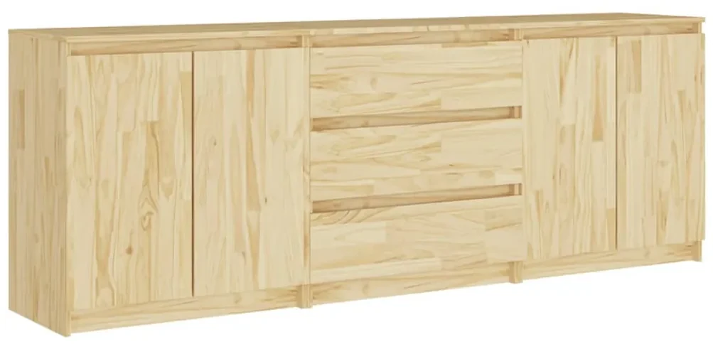 vidaXL Bijzetkast 180x36x65 cm massief grenenhout