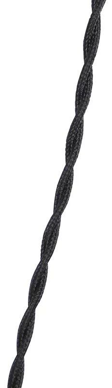 Industriële vloerlamp zwart 3-lichts - Big Cage