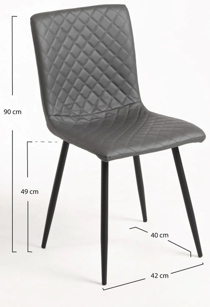 Rom Leatherette Stoel