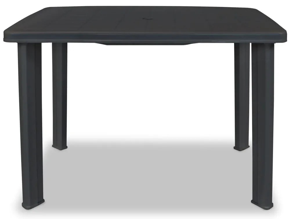 vidaXL Tuintafel 101x68x72 cm kunststof antraciet