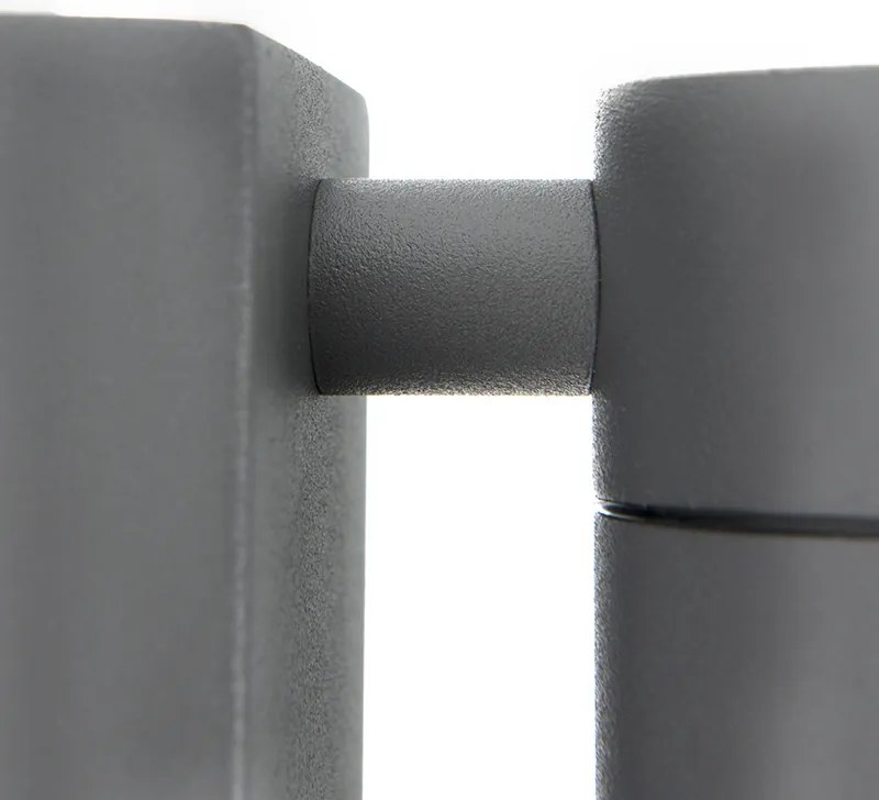 Buiten wandlamp antraciet IP44 met schemersensor - Solo