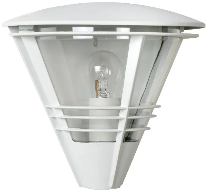 Lucide Livia halfronde LED wandlamp 60W 27x18cm wit