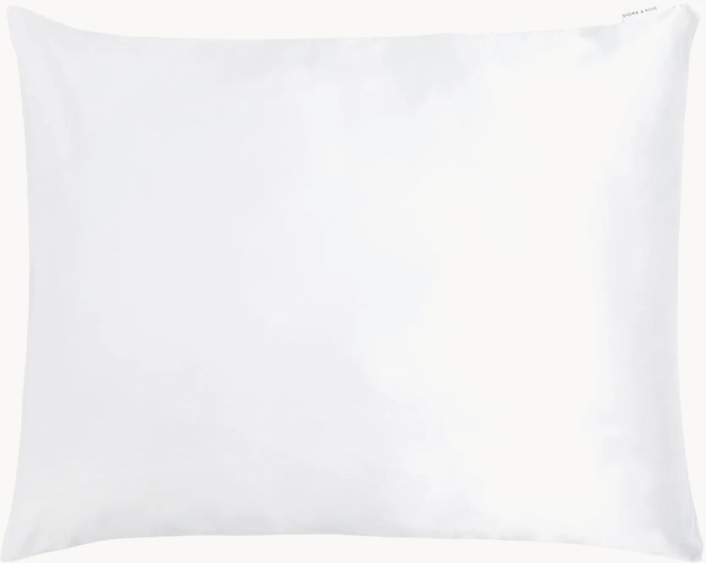 Zijden kussenhoes White