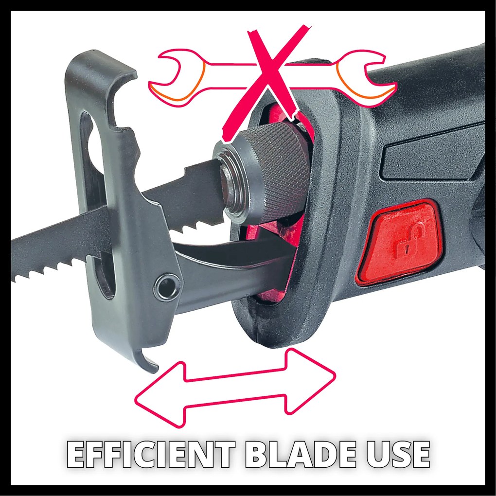 Einhell TE-AP 18/22 Li-Solo Accu Reciprozaag