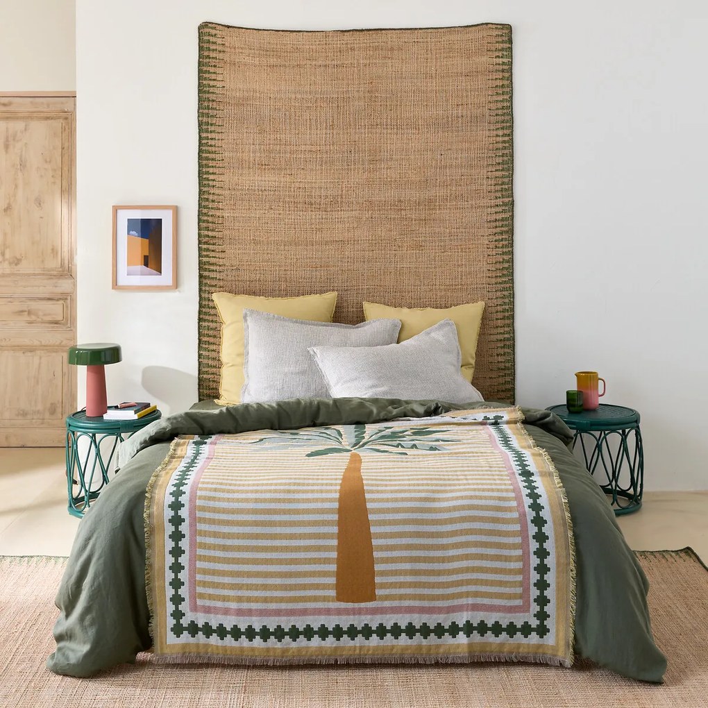 Jacquard plaid met franjes, Mercado